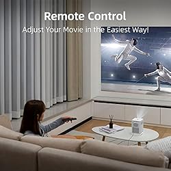 JOVAL Portable Projector 2021 Upgraded WiFi Mini
