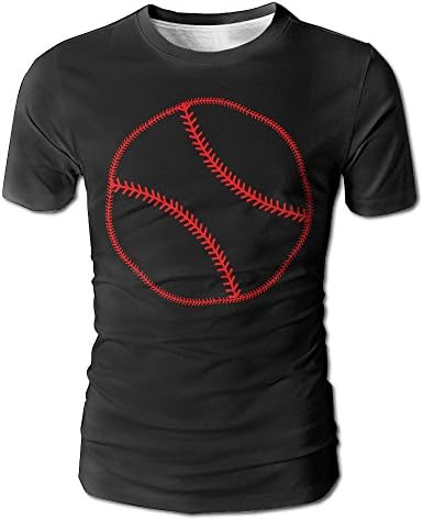 Baseball Stitches Ball Softball Men's Short Sleeve T-Shirt S