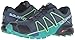 Salomon Women's Speedcross 4 Trail Running Shoes, Slate Blue/Spa Blue/Fresh Green, 8 D US