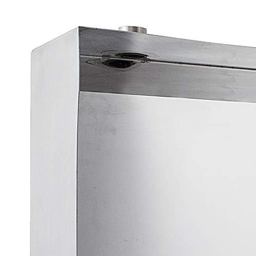 VEVOR Maple Syrup Evaporator Pan Maple Syrup Boiling Pan Stainless Steel Square Pan for Boiling Syrup (34"x 18" x 6", Normal)