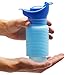 Portable Urinal for Men Women, Spill Proof Travel Emergency Urinal Bottle, Leak-Proof Collapsible Urinals, Personal Car Pee Bottle for Camping, Road Trips, Drivers, Seniors, Kids (‎Blue 02)