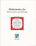 Mathematics : For Business, Science, and Technology, Karris, Steven T., 0970951108