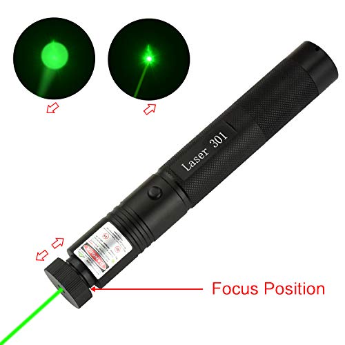 Green Laser Pointer Tactical Hunting Rifle Scope Sight Laser Pen, Demo Remote Pen Pointer Projector Travel Outdoor Flashlight, LED Interactive Baton Funny Laser Toy