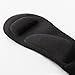 Women's No Show Nylon Socks Arch Support Sponge Cushion Liner (2 Pairs) (Shoe-Size 5-6, 2Black)