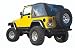 RAMPAGE PRODUCTS 109535 Frameless Trail Top for 1997-2006 Jeep Wrangler TJ, Black Diamond w/Tinted Windows primary