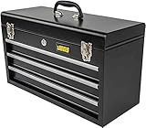 JEGS 3-Drawer Toolbox - Metal Toolbox with