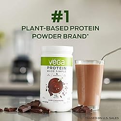 Vega Protein Made Simple, Dark Chocolate, Stevia