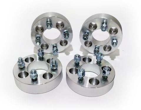 ATV Engineering 4pc Wheel Spacers 2" (1 inch Per Side) for 4x100 Bolt Patterns with M12 x 1.5 Threads - Fits Acura Audi BMW Chevrolet Chrysler Dodge Honda Kia Toyota Volkswagen