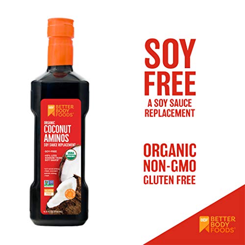 BetterBody Foods Organic Coconut Aminos, Soy Sauce Alternative, Gluten