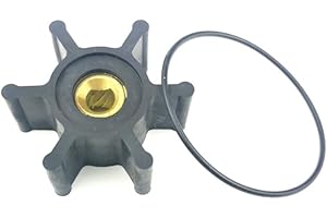 MARKGOO Inboard Water Pump Impeller Kit 6303-0003-P for Jabsco Marine Pumps Johnson 09-824B-9 F4B F38B Series Boat Motor Engine Parts Replacement Onan 132-0160