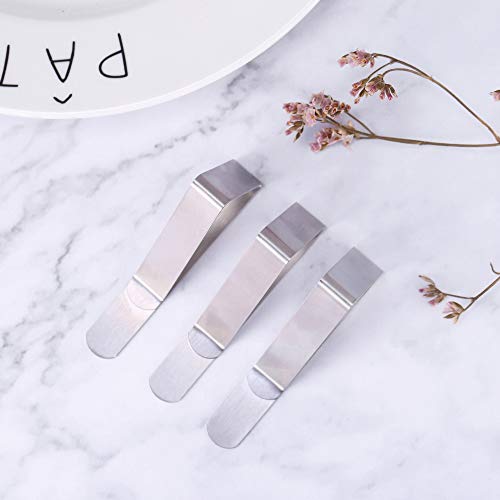 FANGZHIDI Picnic Tablecloth Clips 12 Packs Stainless Steel Table Cover Clamps