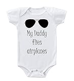 My Daddy Flies Airplanes Cotton Baby Bodysuit One Piece