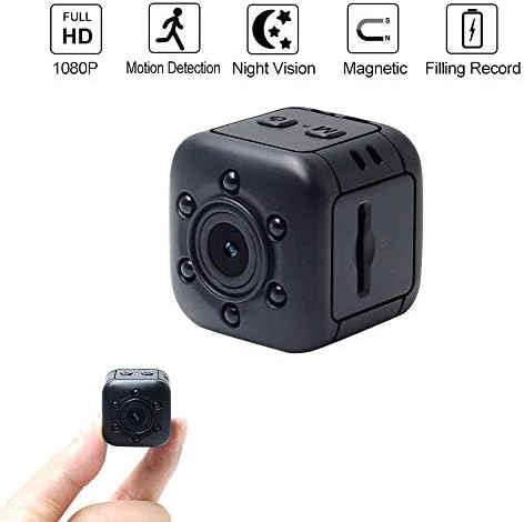 Hidden Camera 1080P HD, WiFi Sneaky Camera Night Vision and Motion Detection, Nanny Cam Built-in Magnet Security Surveillance for Home,Car, Drone,Outdoor,32G