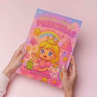 Livro Colorindo o Reino das Princesas