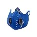 Flyalone Dust Masks, Reusable Respirators Face Masks for Allergies Woodworking Running Sanding Mowing Half Mask for Women Men,Reusable Dust Pollution Mask with 2 Activated Carbon Filter (Blue)