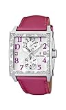 Festina Women's Dream F16570/3 Pink Leather Quartz Watch with Silver Dial