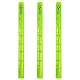 CosmosÂ® 3PCS of Reflective Snap Pop Band Bracelets Pant Cuff Strap for Cycling / Bike / Running / Walking (Neon Yellow)