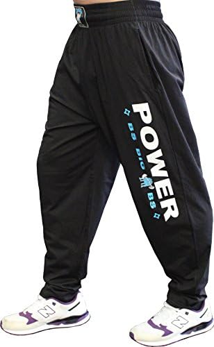 BIG SAM SPORTSWEAR COMPANY Bodybuilding Men's Baggy Track Pants Bodypants 825