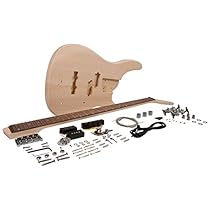 Seismic Audio - SADIYG-18 - Modern Bass Style DIY Electric Bass Guitar Kit - Unfinished Luthier Project
