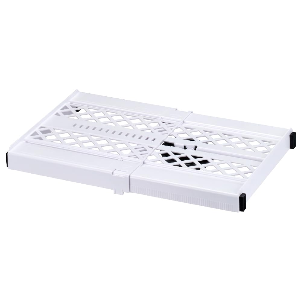 Photo 1 of LockerMate Adjust-A-Shelf Locker Shelf, Extends to Fit Your Locker, Easy to Use, Perfect for School, Office, Gym, White