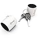 Mengo Ultra Portable Bluetooth Speaker Mini Drum [Dynamic Sound] Portable Bluetooth Speaker with Selfie Camera Feature – White – Retail Packaging