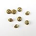 LJY 200 Pieces 6 mm Antique Spacer Beads European Style Beads for Jewelry Making (Golden)