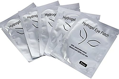 100 Pairs SetEye Gel Patches, Under Eye Pads Lint Free Lash Extension Eye Gel Patches for Eyelash Extension Eye Mask Beauty Tool