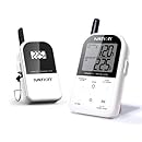 Ivation Long Range Wireless Thermometer - Dual Probe - Remote BBQ, Smoker, Grill, Oven, Meat Thermometer - Monitors Food From Up To 300 Feet Away