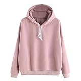 Girls’ Hoodie, Misaky Spring Fall Elegant Solid Color Long Sleeve Hooded Pullover Sweatshirt Blouse Tops