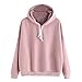 Girls’ Hoodie, Misaky Spring Fall Elegant Solid Color Long Sleeve Hooded Pullover Sweatshirt Blouse Topsthumb 2