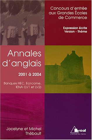 Annales d'anglais