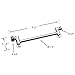 Metal Wall Mounted Shower Arm