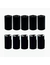 10 Pack, Caja de batería AA a D Tamaño adaptador de batería Caso, AA a Tamaño C batería Converter titular caso, Negro espaciadores de adaptador de batería recargable