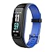 Mgaolo Fitness Tracker Smart Watch,Activity Health Tracker Waterproof Fit Band with Blood Pressure Heart Rate Bit Sleep Monitor Pedometer Step Calorie Counter for Fitbit Android and iPhone (Blue)