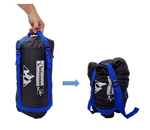 Outdoorsman Lab Sleeping Bag Compression Sack (Black)