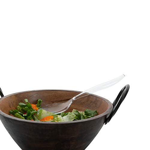 Heavy Duty Disposable Clear Plastic Serving Spoons/Forks 12 Pack eBay