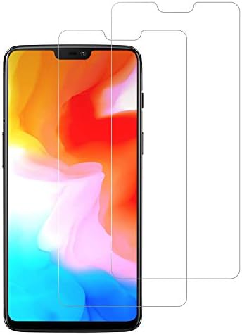 [2 Pack] OnePlus 6 Screen Protector, Aspiree 0.3mm 9H Tempered Glass Screen Protector Anti-Shatter Film for OnePlus 6, [Bubble Free] [Touch Sensitive] [Easy to Install]