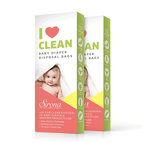 Sirona Baby Diapers & Sanitary Disposal Bag - 30 Pcs ( 2 Packs of 15 Bags Each ) - Thumbnail 4