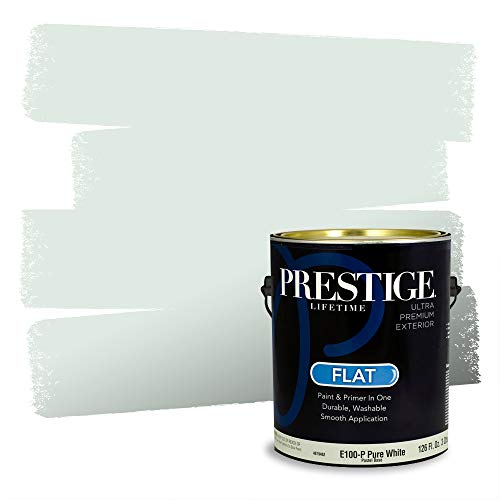 PRESTIGE Paints Exterior Paint and Primer In One, 1-Gallon, Flat, Comparable Ma…