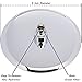 Shower Head Rainfall Luxury Bathroom - 9 Inch Large Overhead Rain Showerhead With High Flow Big Waterfall & Rainshower Heads, 2.5 GPM - Chrome