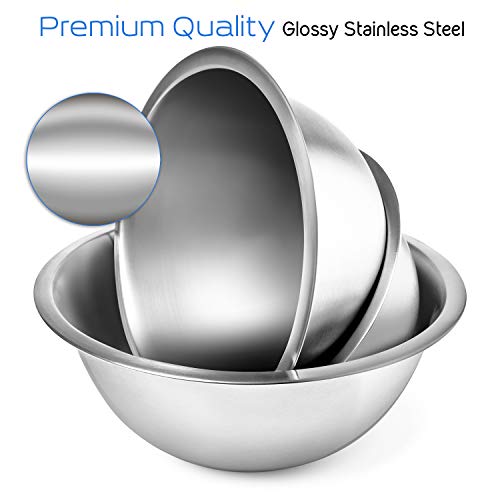 EATEX Stainless Steel Mixing Bowls Mixing Bowl Set of 6 Mixing Bowl