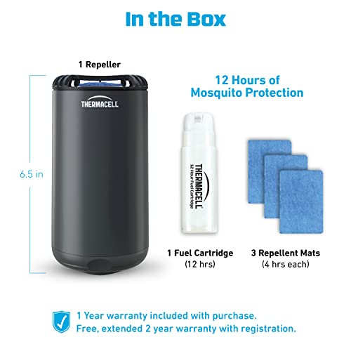 Thermacell Patio Shield Mosquito Repeller; Highly Effective Mosquito
