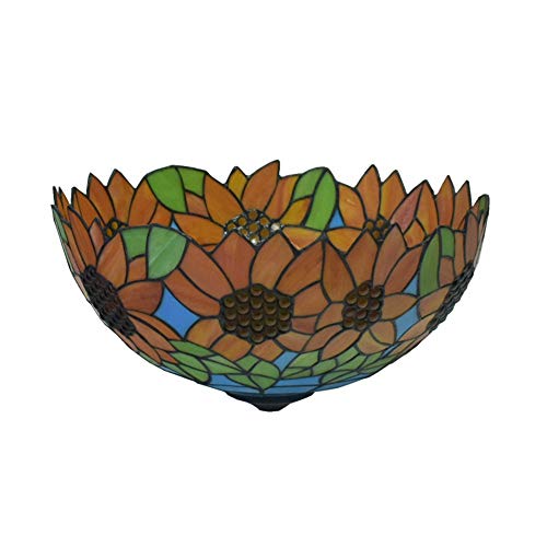 24 Inches Tall Tiffany Style Lamps Sunflower Table Desk Light Stained