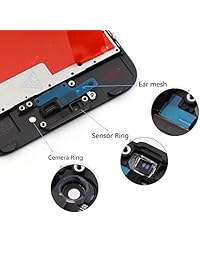 Pushang - Pantalla de repuesto compatible con iPhone 7 de 4,7 pulgadas con digitalizador 3D táctil LCD totalmente montado con kit de herramientas de reparación y protector de pantalla, Negro