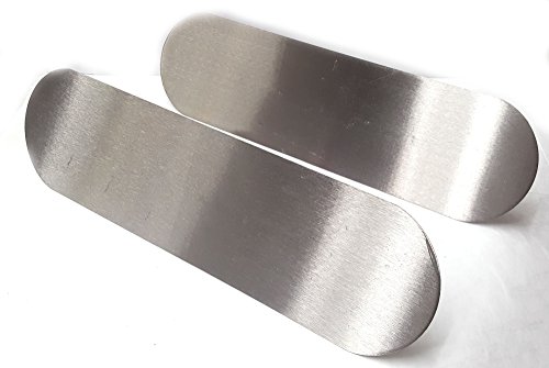 Stainless Steel Trowel 16" x 4" Cement Finishing Masonry Hand Trowels (2 Pack)