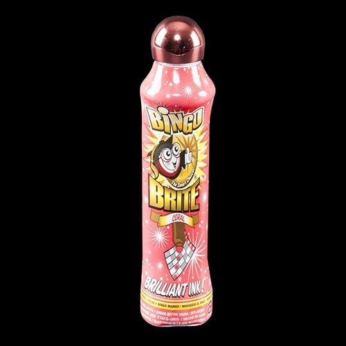 Bingo Brite Daubers - Coral - 4 oz