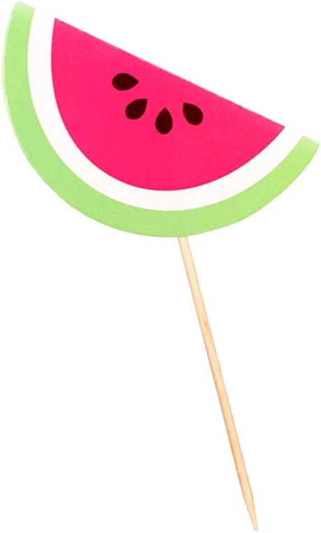 Bestonzon Pasteque En Forme De Decoration Pour Gateaux Cupcake Pour Enfants Fete Danniversaire Lot De 24 Loisirs Creatifs Fournitures De Loisirs Creatifs Epf Lk