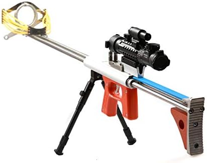siciwinni High-end Smooth-bore Mechanical Slingshot Telescoping Wooden Butt 12 Holes Stainless Steel Circle Arch Catapult Jungle Hunting