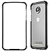 Moto Z2 Play Case Bumper - Mod Compatible (Does not Work with Other Models Moto Z2 Force, Moto Z, Z Force, and Z-Play 1st gen) Ademite (Black/Clear)