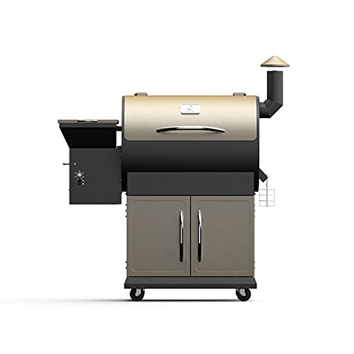Z GRILLS Gold 6in1 22K BTU Pellet Grill and Smoker with Digital